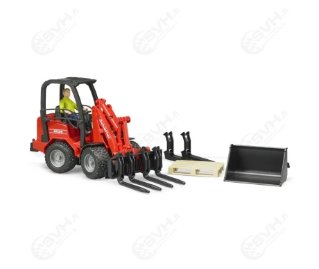 Bruder 02191 Schaffer pienkuormaaja hahmo ja tarvikkeet2 kuva