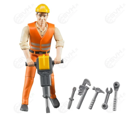 Bruder 60020 tyomies ja tarvikkeet kuva