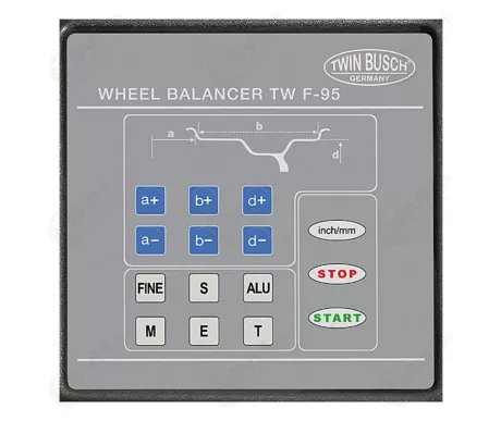 TWF 95 twin busch tasapainotuskone2 kuva