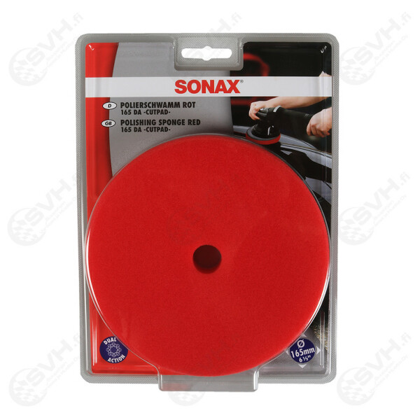 sonax kiillotuslaikka punainen 165 mm kuva