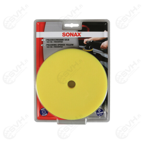 sonax kiillotuslaikka keltainen 165 mm kuva