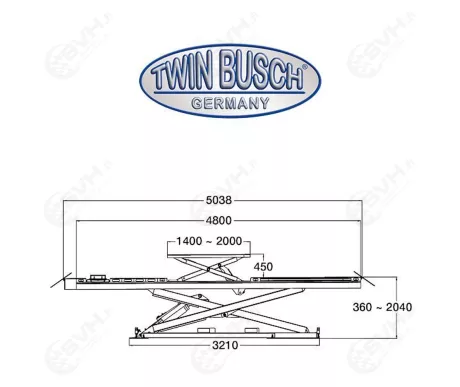 TWSA 42U V2 twin busch upotettava saksinostin7 kuva