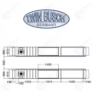 TWSA 42U V2 twin busch upotettava saksinostin8