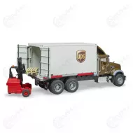 Bruder 02828 UPS Mack jakelurekka trukki ja tarvikkeet1