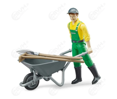 Bruder 62610 maanviljelija ja tarvikkeet kuva