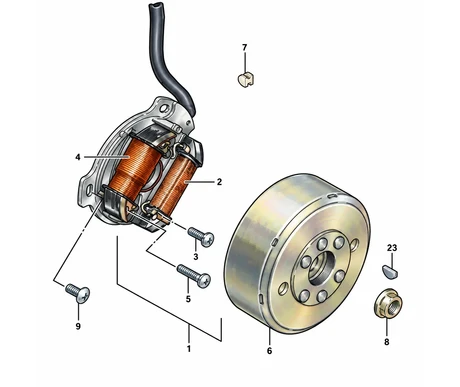 Magneetto PV 50 6/12V 94-00 kuva