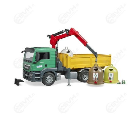 Bruder 03753 MAN TGS kuorma auto ja lasinkeraysastiat2 kuva