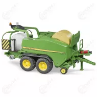 Bruder 02032 John Deere C441R pyoropaalaaja kaarimella ja kahdella paalilla2