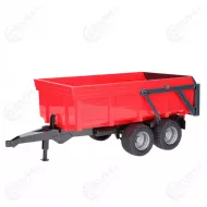 Bruder John Deere 6920 traktori punaisella kippiperakarrylla 020572