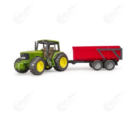 Bruder John Deere 6920 traktori punaisella kippiperakarrylla 2058 kuva