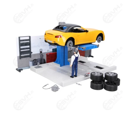 Bruder 62110 autohuolto avoauto hahmo ja tarvikkeet2 kuva