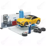 Bruder 62110 autohuolto avoauto hahmo ja tarvikkeet3