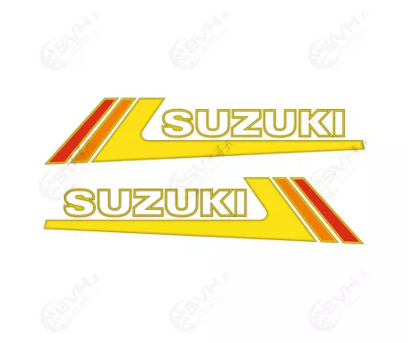 Suzuki pv keltainen punainen tarra kuva