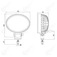 0986310941 LED Tyovalo 24W O 2000 F Ovaali 143MM 12 24V 0986310941 