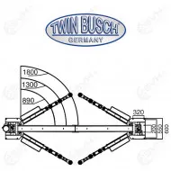 Twinbusch TW250B4.5 kaksipilarinostin 5