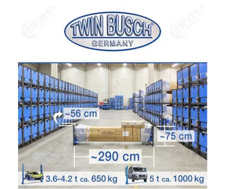 Twinbusch TW250B4.5 kaksipilarinostin 6 kuva
