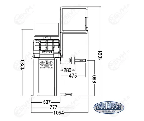 TWF 97 twin busch tasapainotuskone5 kuva
