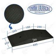 TWS3 GK RAMP twin busch kumitalla renkaalle1