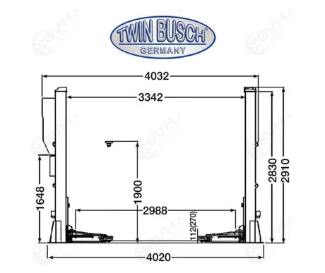 TW260PE twin busch 2 pilarinostin3 kuva