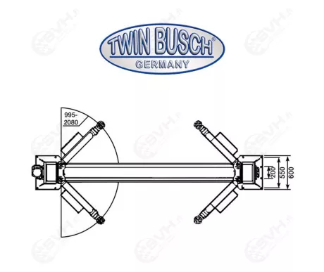TW260PE twin busch 2 pilarinostin4 kuva