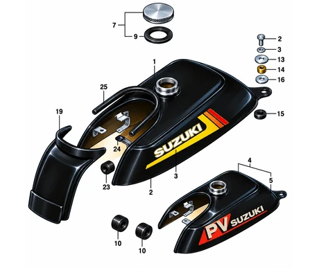 Polttoainesäiliö PV 50 83-89 kuva