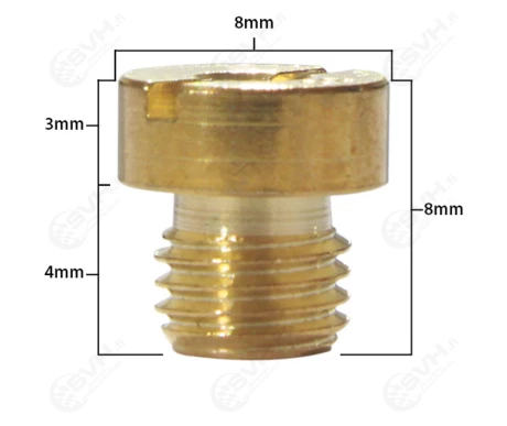 Tec-X Pääsuutin, # 80 , Pyöreä, 6mm, Yhteensopiva: Dellorto kuva