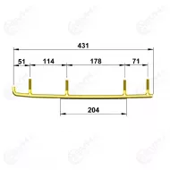 Totaltek ohjainraudat ac 08r2