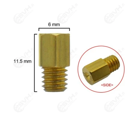 Tec-X Pääsuutin, # 240 , Kuuskantti, Yhteensopiva: Mikuni kuva