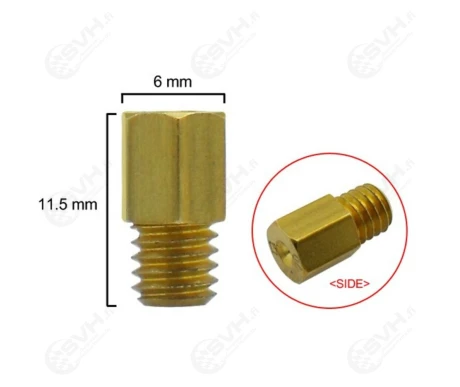 Tec-X Pääsuutin, # 100 , Kuuskantti, Yhteensopiva: Mikuni kuva