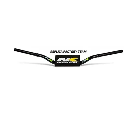 handlebar neken all brands 133 28mm replica black yellow kuva