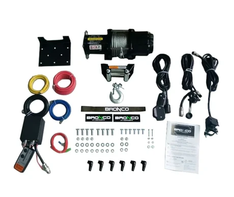 Bronco sahkovinssi 4500 Gen II 12V 2040kg terasvaijeri 1 kuva