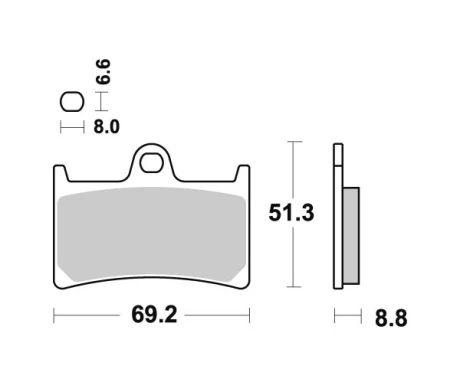 SBS J-PALAT DUAL CARBON kuva