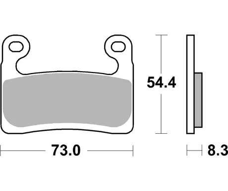 Sbs Jarrupalat Dual Carbon kuva