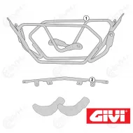 322 TE7405 Givi TE7405 Sivutelineet Easylock pehmeille sivulaukuille Ducati Diavel 11 16 0