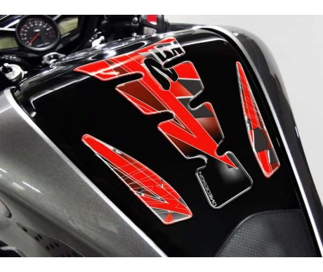 Puig Tank Pad Mod.Wings Ninja C/Red-Blac kuva