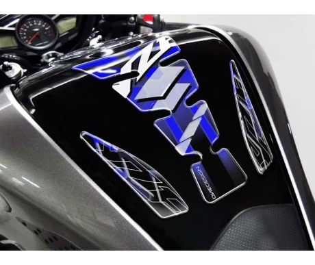 Puig Tank Pad Wings Yzf C/Blue-Black kuva