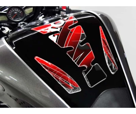 Puig Tank Pad Mod.Wings Honda C/Red-Blac kuva