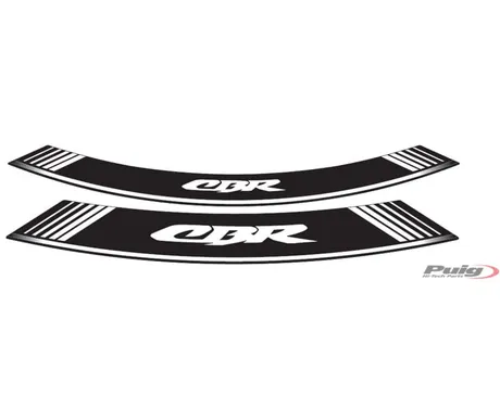Puig Kit 8 Rim Strips Cbr C/White kuva