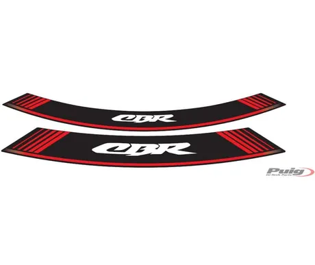Puig Kit 8 Rim Strips Cbr C/Red kuva
