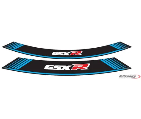 Puig Kit 8 Rim Strips Gsxr C/Blue kuva