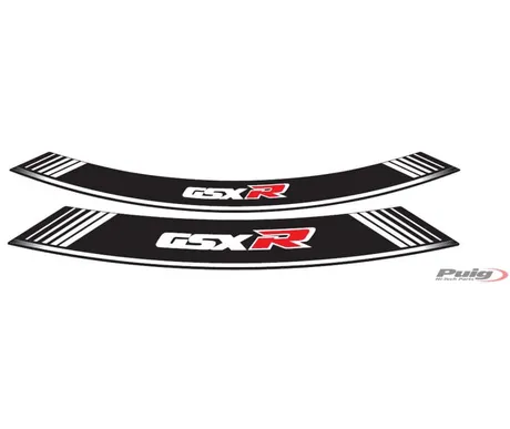 Puig Kit 8 Rim Strips Gsxr C/White kuva