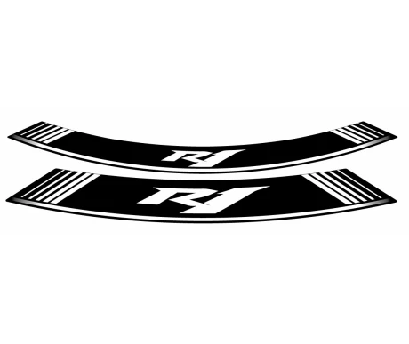 Puig Kit 8 Rim Strips R1 C/White kuva