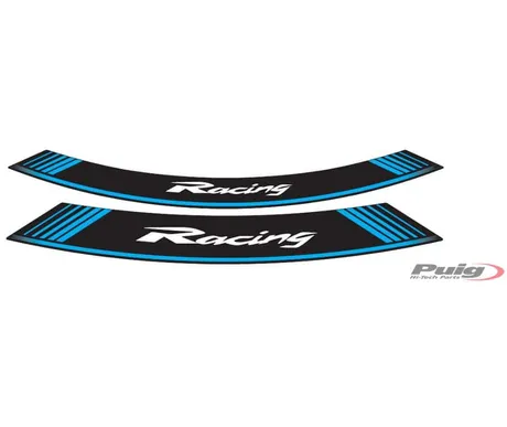 Puig Kit 8 Rim Strips Racing C/Blue kuva