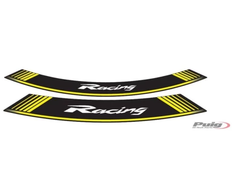 Puig Kit 8 Rim Strips Racing C Yellow kuva
