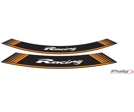Puig Kit 8 Rim Strips Racing C/Orange kuva