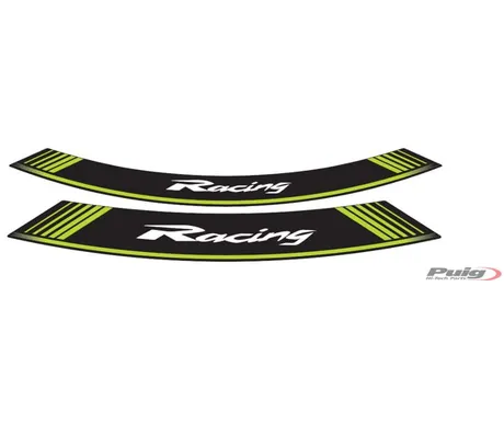 Puig Kit 8 Rim Strips Racing C/Green kuva