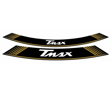 Puig Kit 8 Rim Strips T-Max C/Gold kuva
