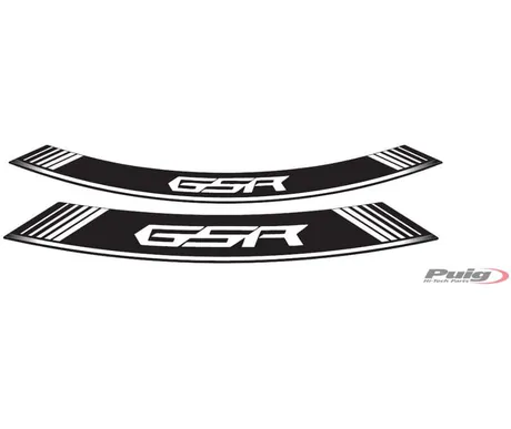 Puig Kit 8 Rim Strips Gsr C/White kuva