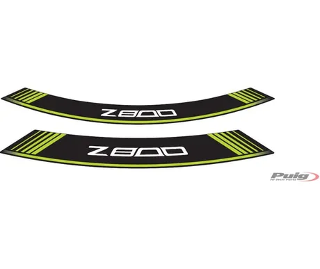 Puig Kit 8 Rim Strips Z800 C/Green kuva