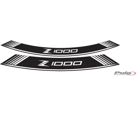 Puig Kit 8 Rim Strips Z1000 C/White kuva